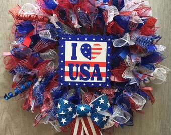 Patriotic Americana Wreath