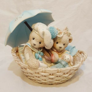 Cherished Teddies Beth Blossom Bear 1991 Enesco P Hillman 950564 Friends Apart