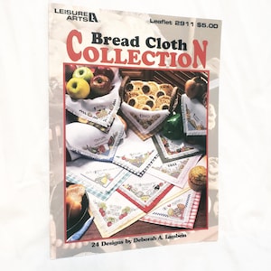 Bread Cloth Collection Cross Stitch Leaflet 2911 Patterns 1996 Leisure Arts