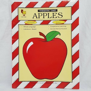 Thematic Units Apples Theme Primary Elementary Education Back To School 1990