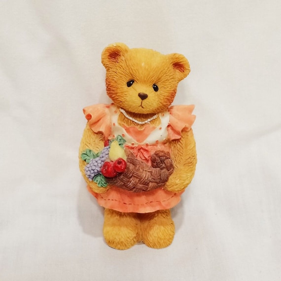 Cherished Teddies Barbara Give Thanks for Family 1996 Enesco P