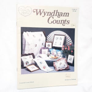 Wzory do haftu krzyżykowego Wyndham Counts Butterfly Cross My Heart Ulotka CSB17 1986