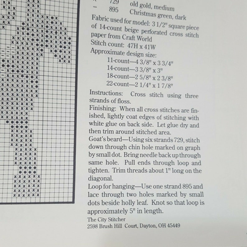 Just Cross Stitch Magazine Patterns Nov Dec 1988 Christmas Etsy