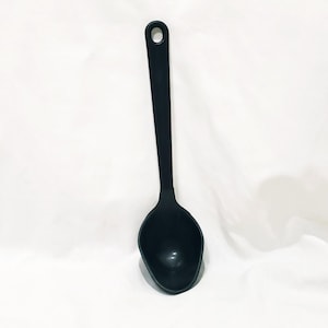 Black Ladle Dipper Serving Vintage Kitchen Gadget Plastic 11&quot; Tailor Made