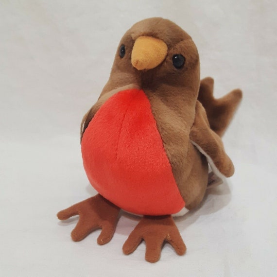 stuffed robin bird