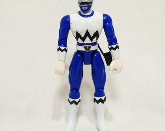 Blue Ranger Power Rangers Lost Galaxy Talking Bandai Action Figure 1998 5.5"