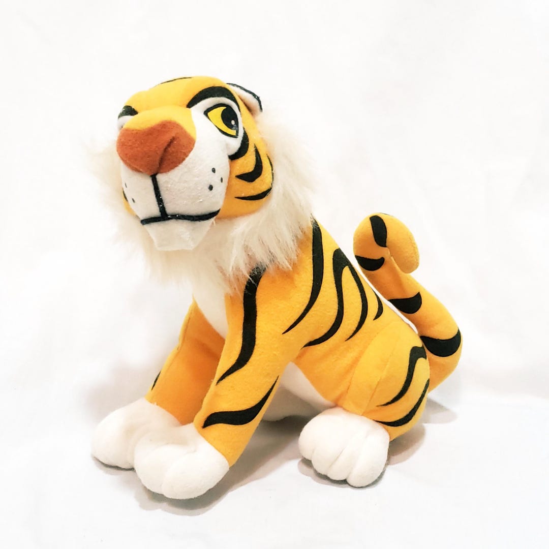Aladdin Rajah Tiger Disney 1993 Mattel Stuffed Animal Plush 7