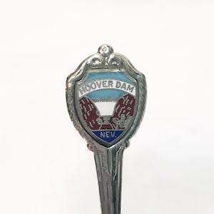 Hoover Dam Nevada Souvenir Spoon 3&quot; Vintage Mountain Water Landmark