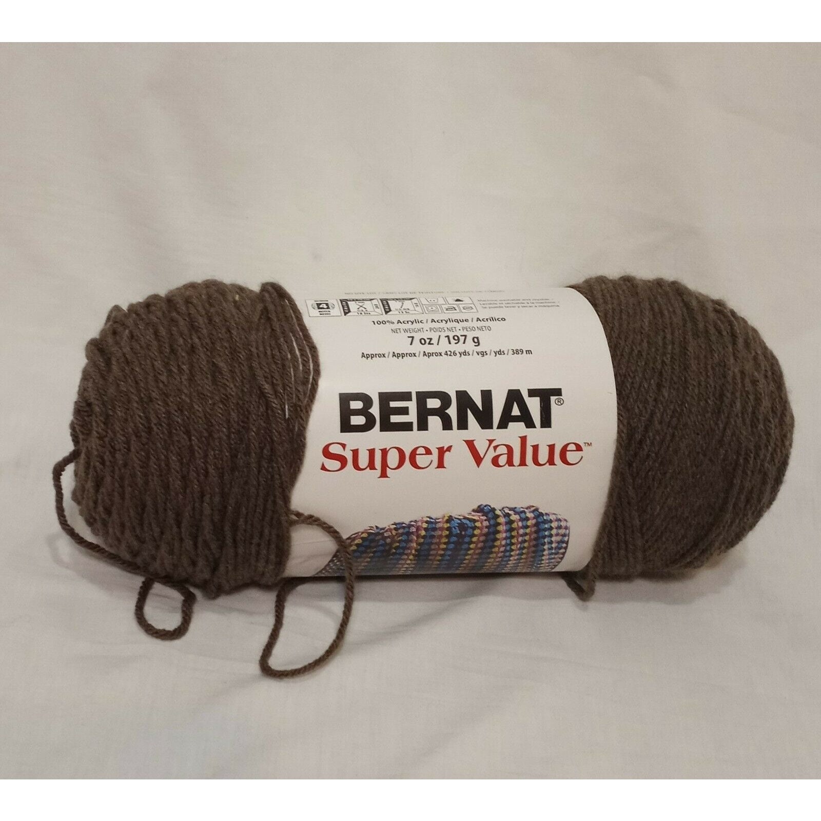 Bernat Super Value Dk Heather Yarn - 3 Pack Of 198g/7oz - Acrylic