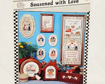 Jeremiah Junction Country Folks Seasoned with Love Cross Stitch Patterns 1987