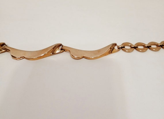 Vintage Sperry Choker Link Chain Necklace Gold To… - image 8