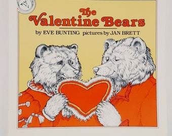 The Valentine Bears Book  Paperback Eve Bunting Clarion 1983 Hearts Love Story