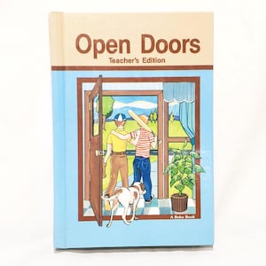 Open Doors ABeka Grade 2 Teacher&#39;s Edition Reader Book 1961 Reading Homeschool