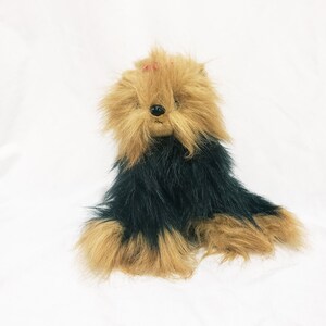 Yappy Yorkshire Terrier Realistic Ty Beanie Buddies Plush Stuffed Animal 9&quot; 2004