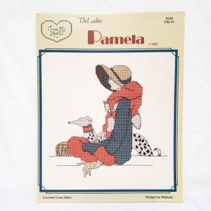 Panie Pamela Dog Fox Wzory do haftu krzyżykowego Cross My Heart Ulotka CSL-31