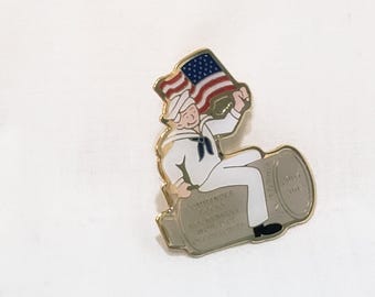 4 真鍮 WW 2 アメリカ海軍将校バッジ 10 mm 刻印記章 - Etsy 日本