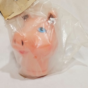 Happy Pig Puppenkopf 5&quot; 160-40 Hong Kong New old stock Craft
