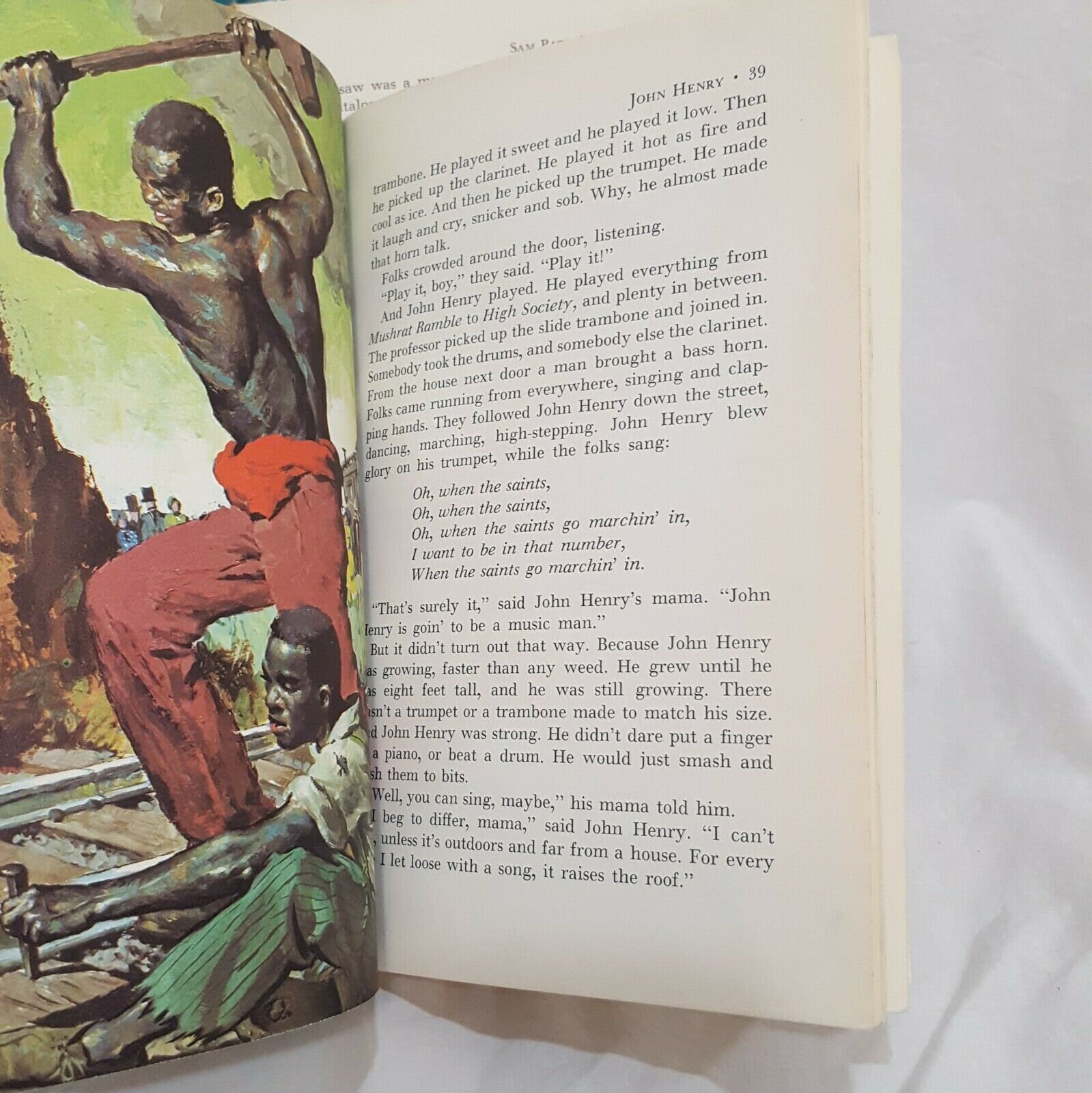 Paul Bunyan and Other Tales Book Hardcover 1958 Golden Press Shapiro ...