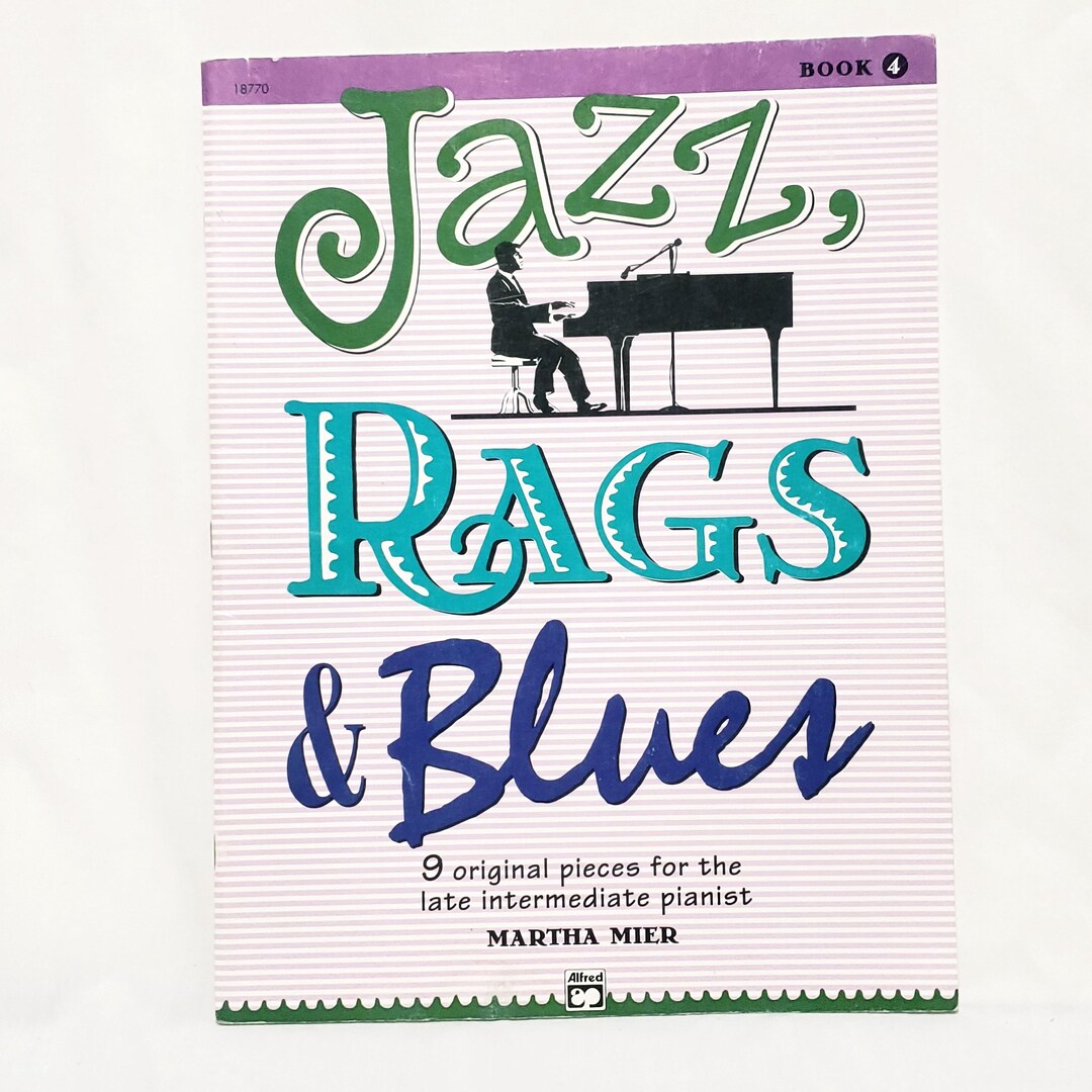 Jazz Rags & Blues Book 4 Piano Sheet Music 9 Songs Martha Mier