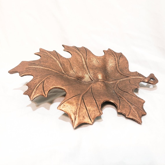 Spirit of the Forest Oak Leaf Man Face Metal Copper Color 1996