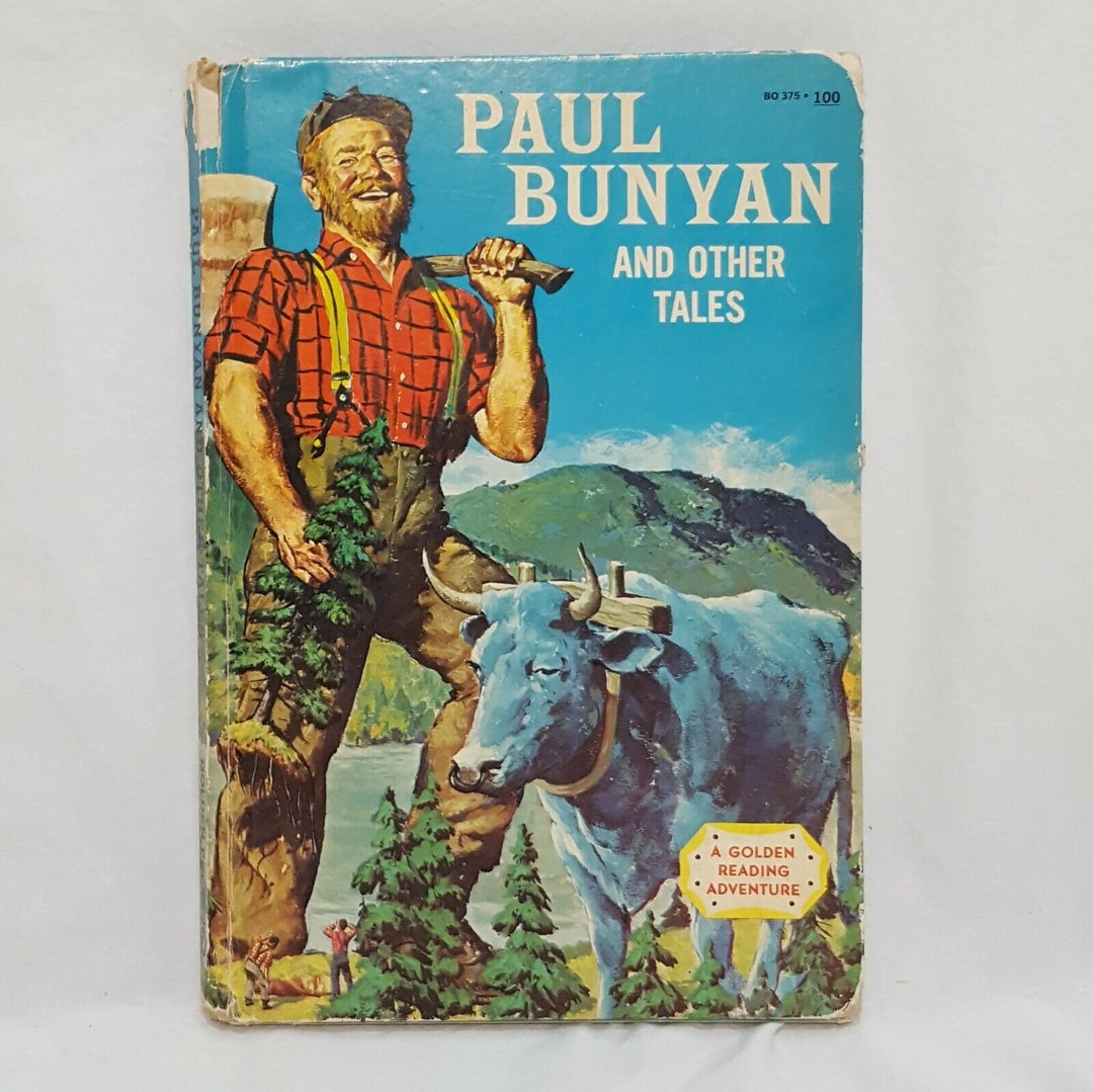 Paul Bunyan and Other Tales Book Hardcover 1958 Golden Press Shapiro ...