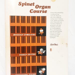 Spinett-Orgelkurs Musiknoten Buch Sechs 1966