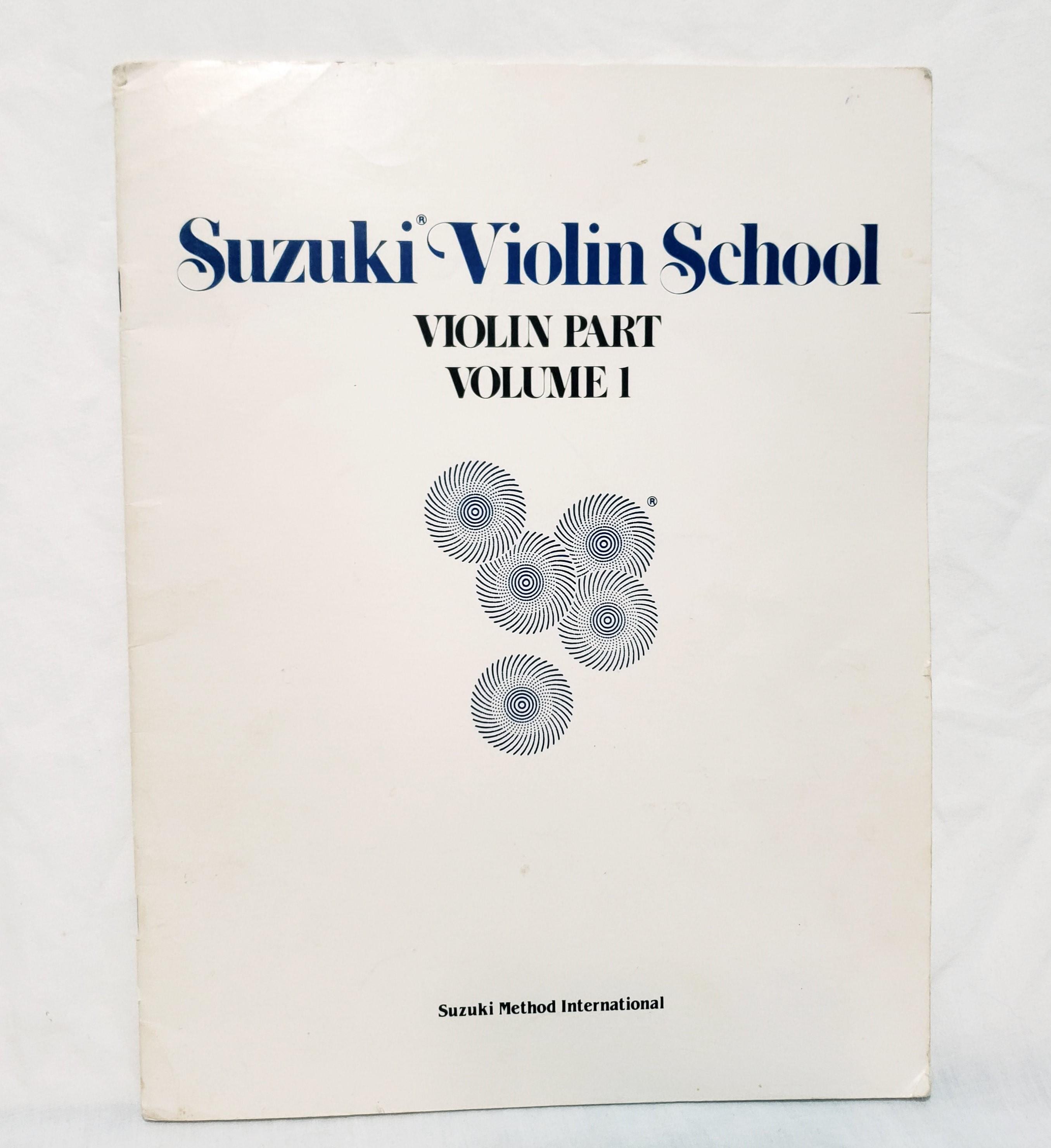 Suzuki Violin School Part Volume 1 Sheet Music Book 1978 - Etsy
