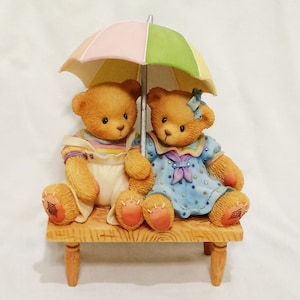Cherished Teddies Carter Elsie Friends Rain 1997 Enesco P Hillman 302791 5.5"