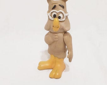 Vintage Howland Owl with Glasses Comic Figure 1969 Walt Kelly Rubber 4.5"