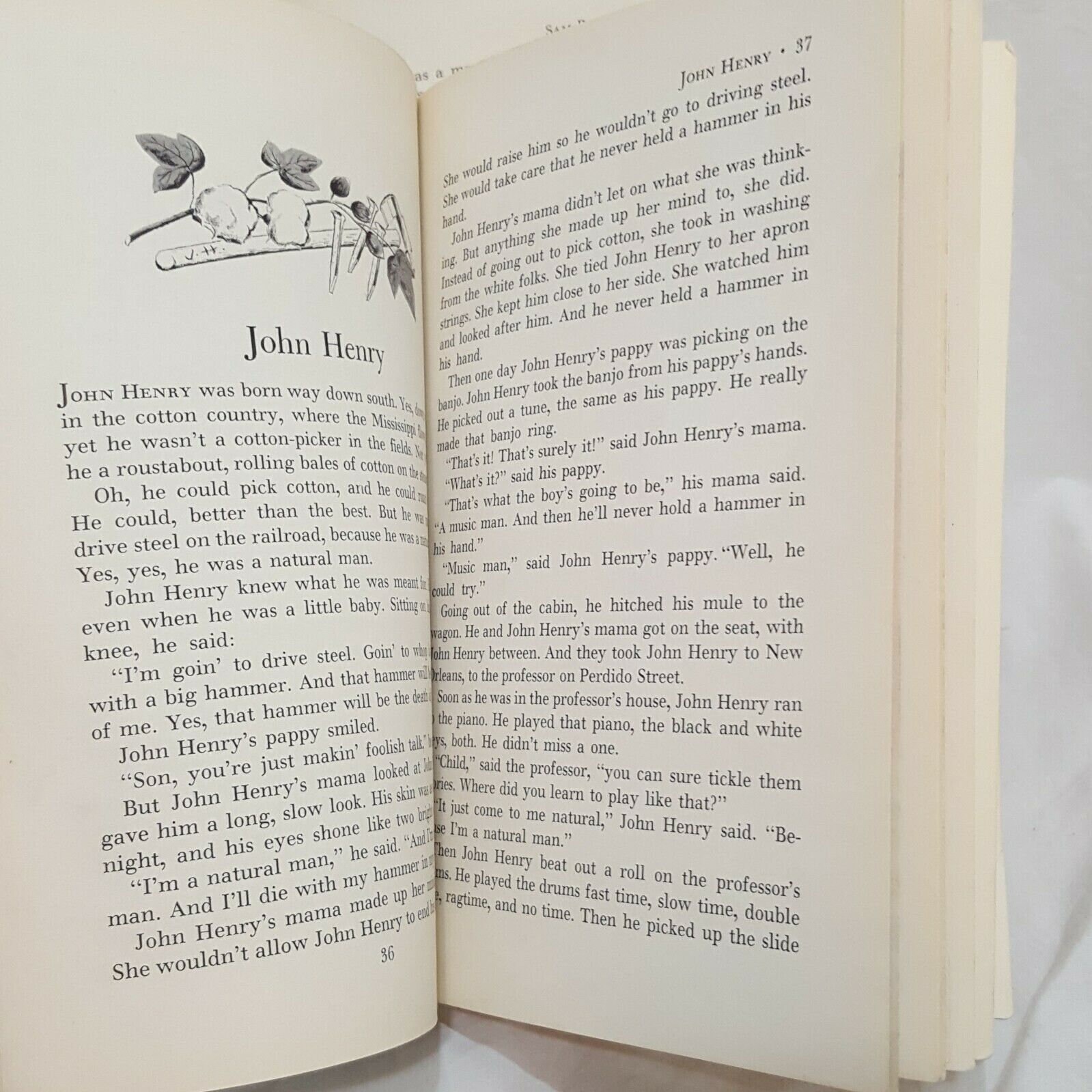 Paul Bunyan and Other Tales Book Hardcover 1958 Golden Press Shapiro ...