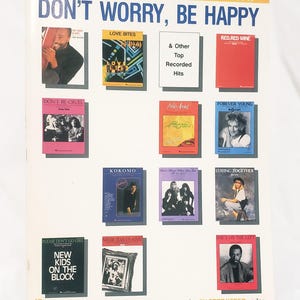 Don&#39;t Worry Be Happy Chartbuster Series Piano Vocal Guitar Sheet Music