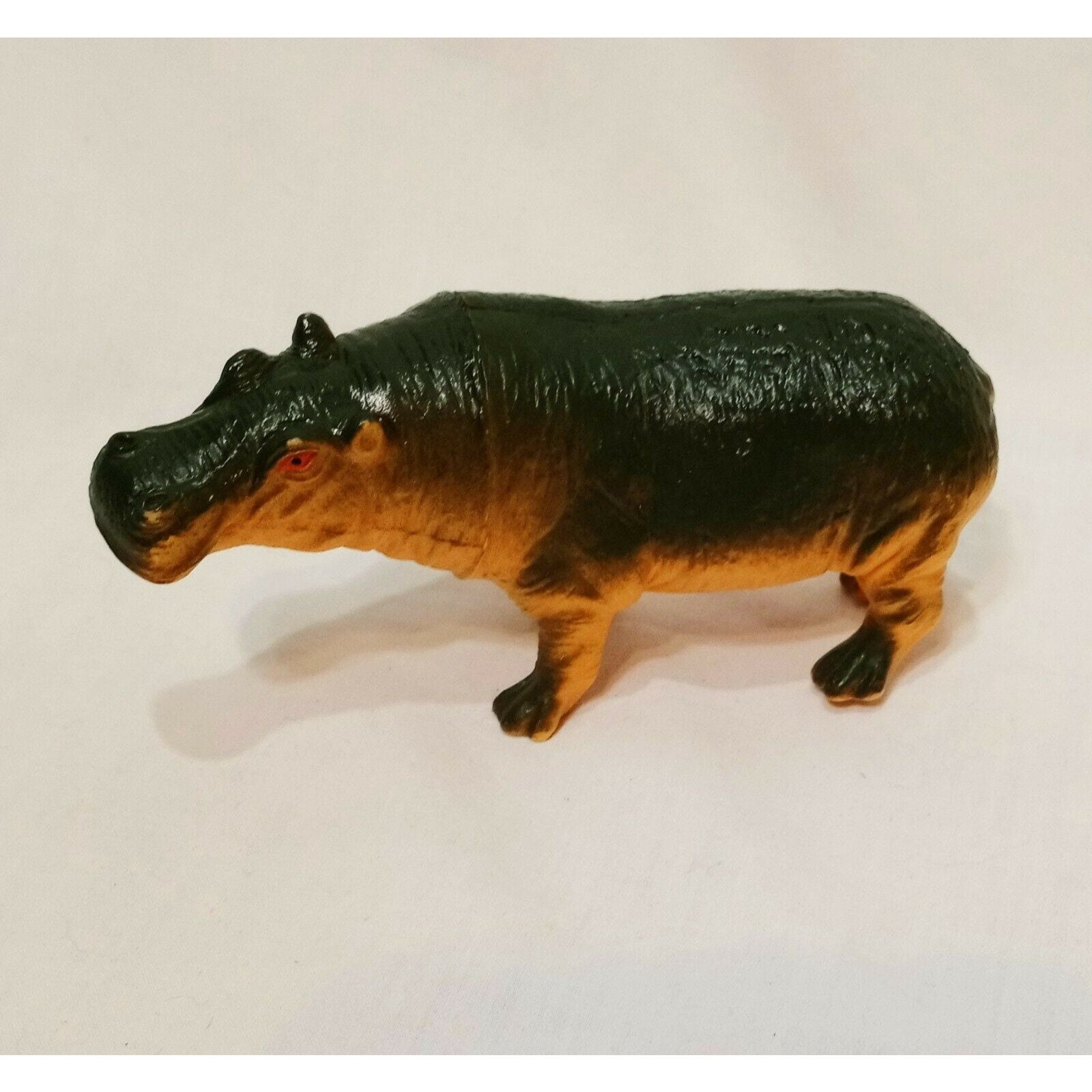 Hippopotamus Hippo Figure Gray Tan 4.5 1998 TM Plastic - Etsy UK