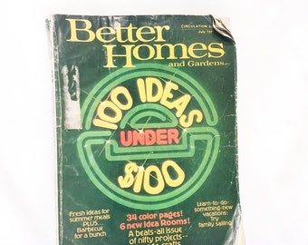 Better Homes and Gardens Juli 1977 100 Ideen Zimmer Aufbewahrung Basteln Sommermahlzeiten