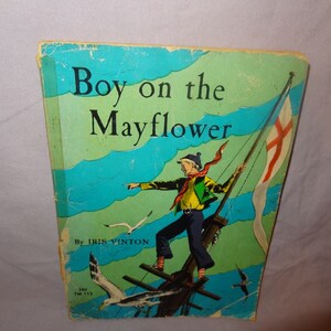 Boy on the Mayflower Book 1969 Scholastic Services Paperback Ex Library