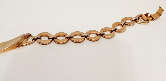 Vintage Sperry Choker Link Chain Necklace Gold To… - image 9