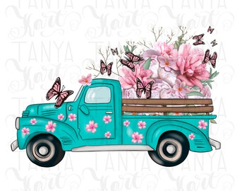 Free Free Flower Truck Svg 149 SVG PNG EPS DXF File