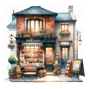 Livraria, Impressão de arte de livros vintage para amantes de livros, Adesivo para laptop, Logotipo de livro, Ilustração de livro em PNG por sublimação para projetos de scrapbooking