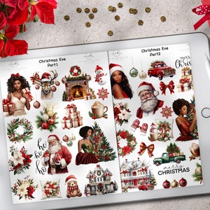 Christmas Digital Stickers for Goodnotes Planner, Winter & December ...