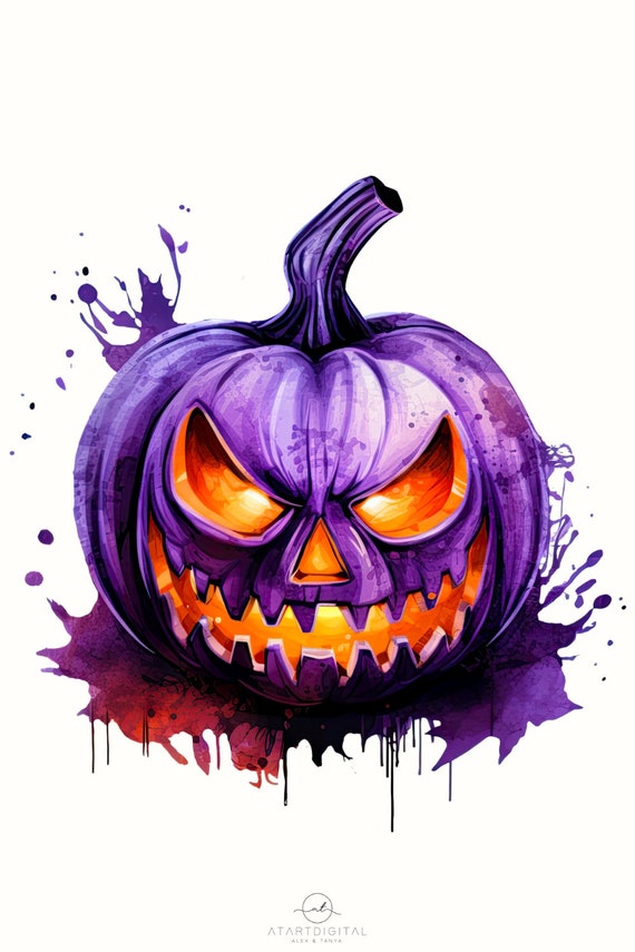 Halloween T-shirt Design With Pumpkin Concept PNG Images