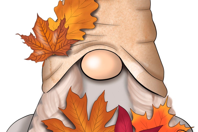 Fall Gnomes Clipart Nordic Gnomes Clipart Thanksgiving | Etsy