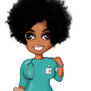 Nurse Clipart Bundle for Sublimation Designs, Nurse Graphic in PNG Format for Digital Planners, Nurse Life, Planner Doll, Medicine Stickers