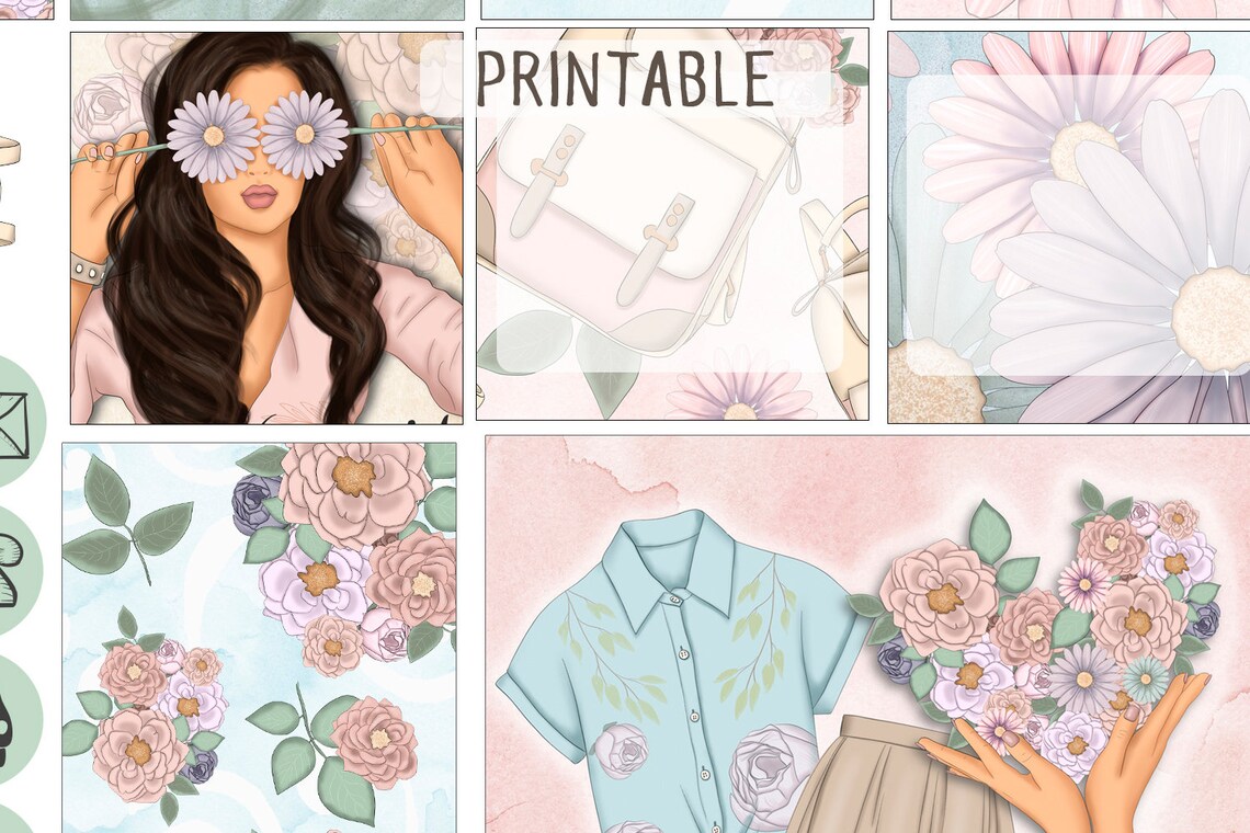 Printable Summer Monthly Stickers for Happy Planner,june Monthly ...
