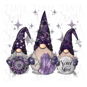 Gnomos Celestiais Png Para Sublimação, Camiseta Estampada, Design Caprichoso, Design De Canecas, Arquivo De Sublimação, Gnomos Nórdicos, Gnomos Galácticos, Gnomos Estelares