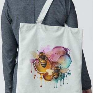 Honey Bee Png Sublimation File, Bee Digital Download for Craft Design ...
