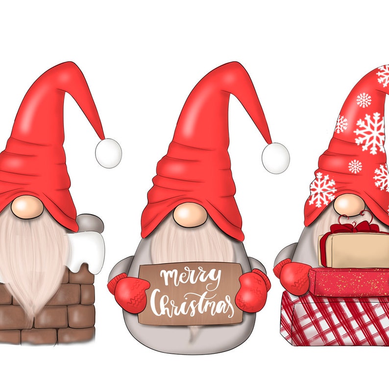 Download Sublimation Design Digital Download Christmas Gnomes | Etsy