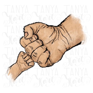 Op de afbeelding: Een aquarel illustratie van twee handen die in elkaar grijpen, een groot en een klein, wat de band tussen ouder en kind symboliseert.