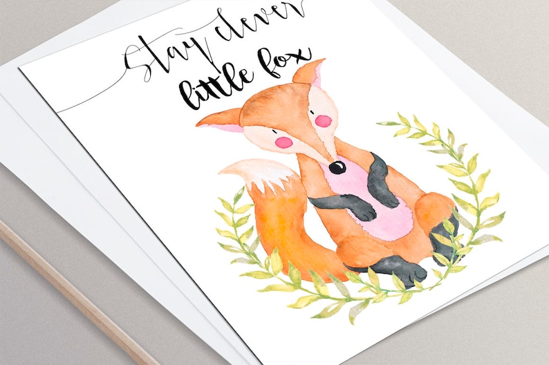 Woodland Animals Woodland Nursery Watercolor Clipart Watercolor Animals Woodland Clipart Woodland Creatures Cute Animals Kids Clipart