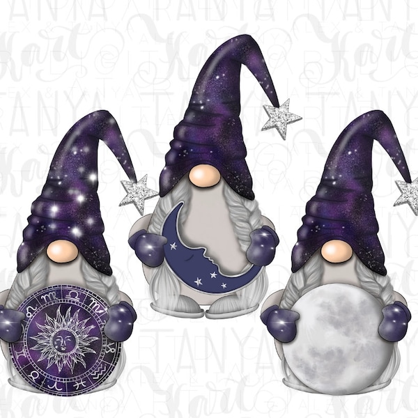 Celestial Gnomes, Png Sublimation,Nordic Gnomes,Galaxy Gnomes,Star Gnome, Girls Magic Gnomes,Whimsical Design,Mug Designing,Sublimation File