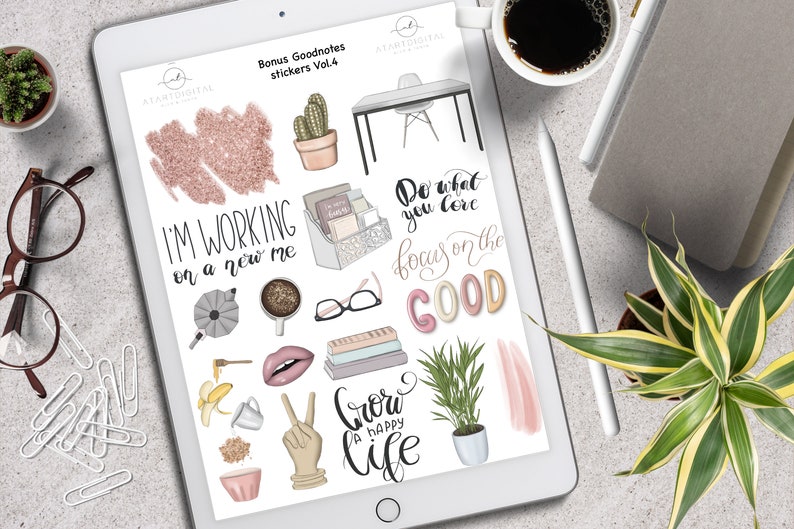 Monthly Planner Page, GoodNotes Page, Yearly Overview,Monthly Planner,Yearly Planner,Digital Inserts, Planner Template, Planner Digital Page