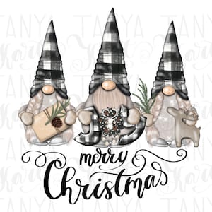 Weihnachtszwerge Png Weihnachtssublimationsentwürfe Downloads, digitales Design, Joy Gnomdatei, frohe Weihnachten Png, karierte Zwerge
